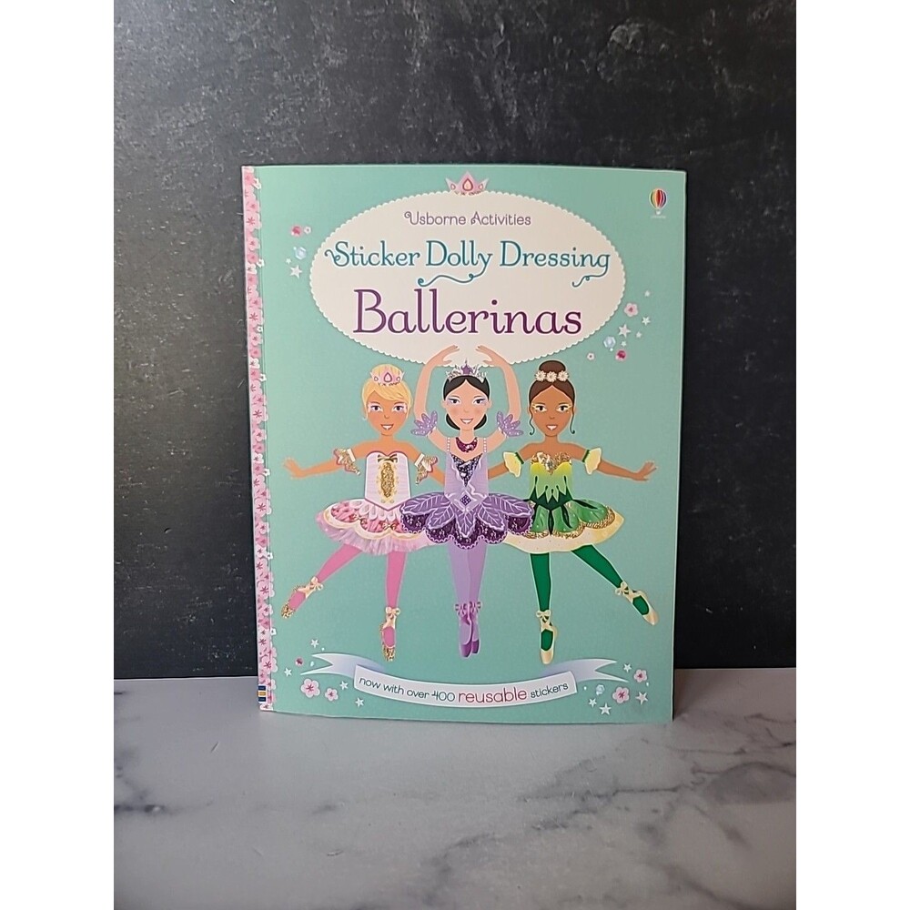 Usborne Activities Sticker Dolly Dressing Ballerinas USED